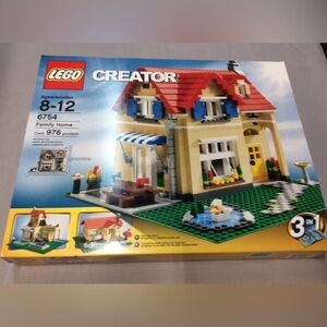 2009 LEGO Set 6754 FAMILY HOME 3 in 1 Creator NEW Factory SEALED City Town House